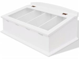 Besticklåda MDF vit barockstil