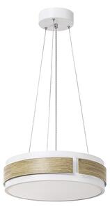 Rabalux 5647 - Dimbar LED-lampakrona med snöre SALMA LED/18W/230V sand/vit