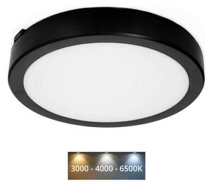 LED taklampa för badrum NAIROS LED/18W/230V 3000/4000/6500K IP65 svart