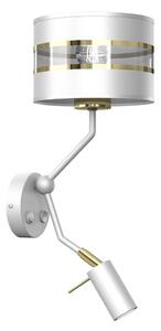 Vägglampa ULTIMO 1xE27/40W/230V + 1xGU10/MR11/7W vit