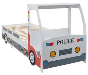 Barnsäng polisbil med skrivbord 90x200 cm