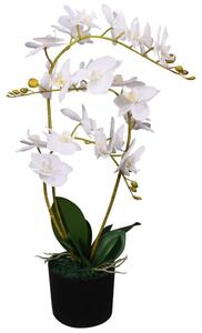 Konstväxt Orkidé med kruka 65 cm vit