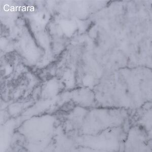 KRALJEVIC SIDEBOARD DRAWER Sidobord med lådor - Marmor - Carrara Vitpigmenterad oljad ek
