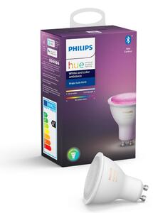 Dimbar LED-lampa Philips Hue Vit och Färgad Ambiance GU10/5,7W/230V