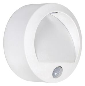 Rabalux 7980 - LED Utomhus Väggbelysning med sensor AMARILLO LED/1,5W/3xAA IP44 vit