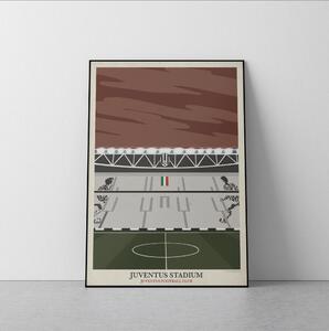 Juventus Stadium - Iconic Turfs poster - 40x50