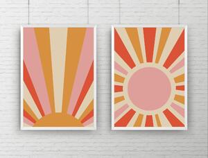 Retro Solar - 2-pack posters - A4