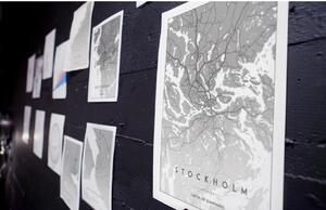 Ystad - Kartposter - 40x50