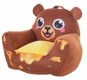 Barnfåtölj Honey Bear 52 x 48 x 51 cm