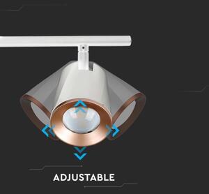 LED spotlight 2xLED/5W/230V 3000K vit