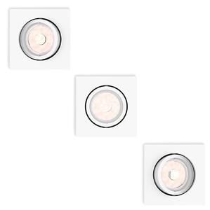 Philips 50193/31/PN - KIT 3x Infälld lampa ENNEPER 1xGU10/5,5W/230V