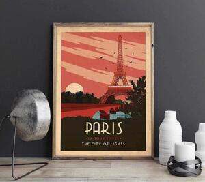 Art deco - Paris - World collection poster - A4