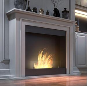 InFire - BIO eldstad 90x112,5 cm 3kW vit