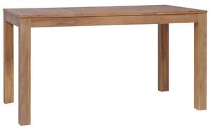 Matbord i massiv teak med naturlig finish 140x70x76 cm