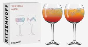 Ritzenhoff - Summer Breeze Drinkglas 2-p No: 1 & 2 - Flerfärgad - Drinkglas & shotglas - Från Homeroom