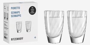 Ritzenhoff - Shotglas Pioretto 2-p - Transparent - Drinkglas & shotglas - Från Homeroom