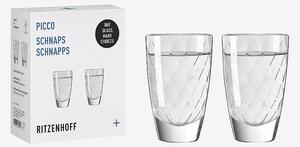 Ritzenhoff - Shotglas Picco 2-p - Transparent - Drinkglas & shotglas - Från Homeroom