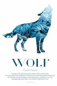 Wolf - Scandinavian Wildlife poster - A4 Rosa