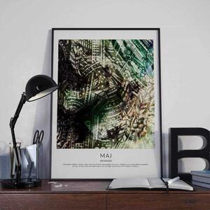 Maj - Smaragd poster - 40x50