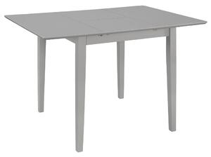 Utdragbart matbord (80-120)x80x74 cm grå MDF