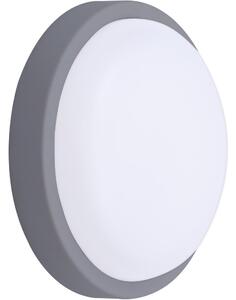 Solight WO745-G- LED vägglampa för utomhusbruk LED/13W/230V 4000K IP54 grå rund