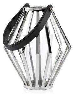 Lykta GEOM 31 cm krom/svart