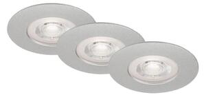 Briloner - KIT 3x LED Dimbar badrumslampa LED/4,9W/230V IP44