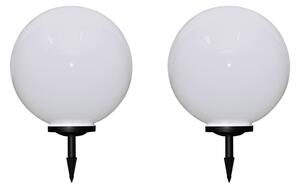 Utomhuslampor 2 st LED 50 cm med markspett