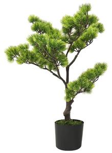 Konstgjort bonsaiträd i kruka tall 60 cm grön - Grön