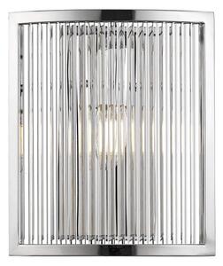 Zuma Line W0528-01A-B5AC - Vägglampa SERGIO 1xE14/60W/230V silver