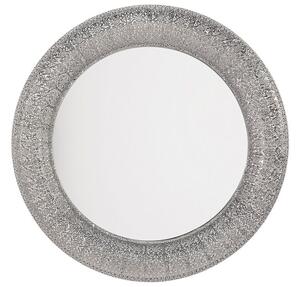Spegel rund 80 cm silver CHANNAY Beliani