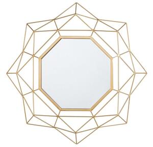 Spegel 60 x 60 cm guld HILLION Beliani