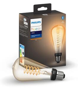 Dimbar LED-lampa Philips Hue Vit FILAMENT ST72 E27/7W/230V 2100K