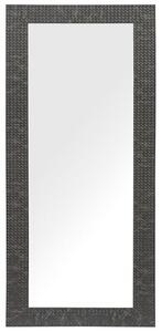 Spegel svart 50 x 130 cm PLAISIR Beliani