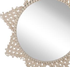 Spegel 45 cm beige SHIMLA Beliani