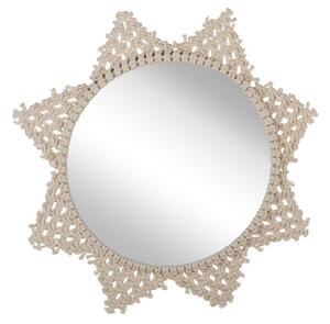 Spegel 45 cm beige SHIMLA Beliani