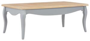 Soffbord grå och brun 110x60x40 cm massiv furu