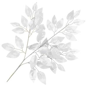 Konstgjorda blad fikus 10 st silver 65