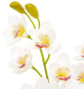 Konstväxt Orkidé med kruka 90 cm vit
