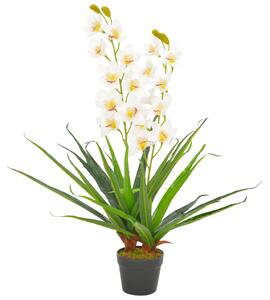 Konstväxt Orkidé med kruka 90 cm vit