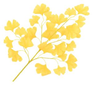 Konstgjorda blad ginkgo 10 st gul 65 cm