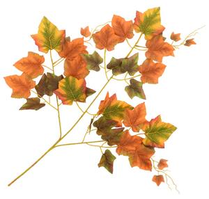 Konstgjorda blad vindruva 10 st röd 70 cm