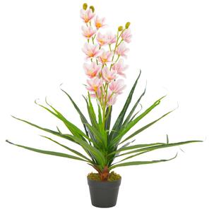 Konstväxt Orkidé med kruka 90 cm rosa