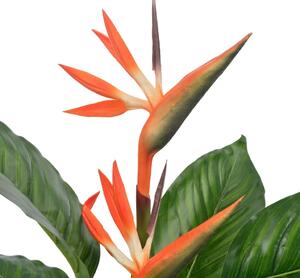 Konstväxt Papegojblomma med kruka 100 cm röd