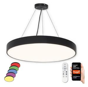 Top Light- LED RGB Ljusreglerad ljuskrona på textilsladd LED/60W/230V Wi-Fi Tuya svart + +Fjärrkontrol