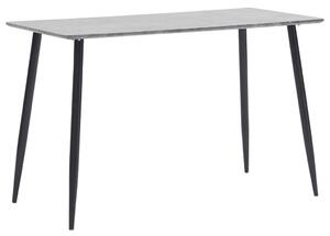 Matbord grå 120x60x75 cm MDF
