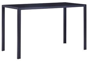 Matbord och stolar 7 delar blå