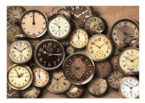 Fototapet - Old Clocks - 100x70