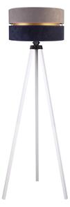 Duolla - Golvlampa DUO 1xE27/60W/230V diameter 44 cm grå/blå/vit