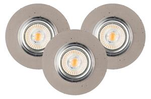 Spot-Light 2511336 - KIT 3x LED infälld belysning VITAR 1xGU10/5W/230V